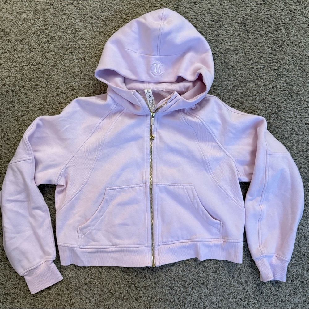 lululemon athletica Scuba Oversized Full-Zip Hoodie PNKO/GOLD M/L